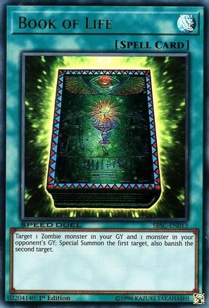 Image of Book of Life (SBSC-EN013) - Speed Duel: Scars of Battle 1st Edition
