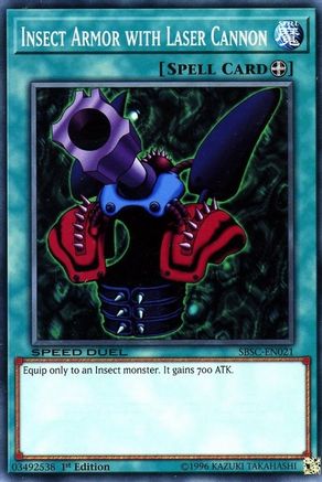 Image of Insect Armor with Laser Cannon (SBSC-EN021) - Speed Duel: Scars of Battle 1st Edition