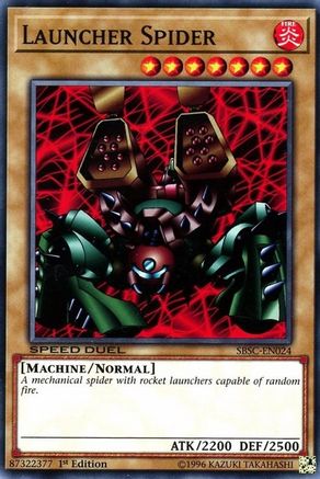 Image of Launcher Spider (SBSC-EN024) - Speed Duel: Scars of Battle 1st Edition