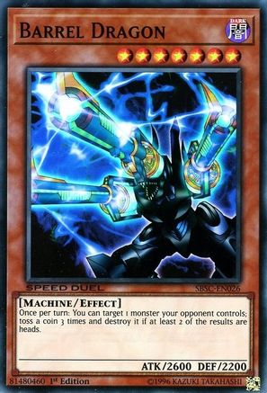 Image of Barrel Dragon (SBSC-EN026) - Speed Duel: Scars of Battle 1st Edition