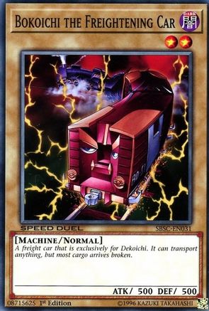 Image of Bokoichi the Freightening Car (SBSC-EN031) - Speed Duel: Scars of Battle 1st Edition
