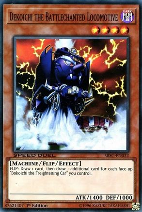 Image of Dekoichi the Battlechanted Locomotive (SBSC-EN032) - Speed Duel: Scars of Battle 1st Edition