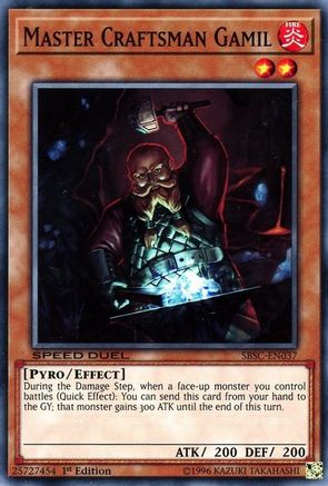 Image of Master Craftsman Gamil (SBSC-EN037) - Speed Duel: Scars of Battle 1st Edition