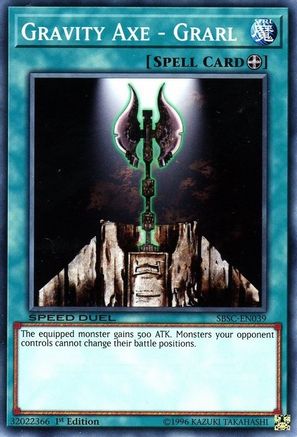 Image of Gravity Axe - Grarl (SBSC-EN039) - Speed Duel: Scars of Battle 1st Edition