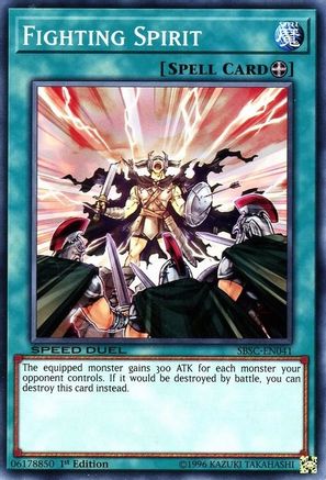 Image of Fighting Spirit (SBSC-EN041) - Speed Duel: Scars of Battle 1st Edition
