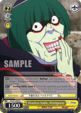 Image of Fearless Smile, Petelgeuse (RZ/S55-E020 C) - Re:ZERO Vol.2
