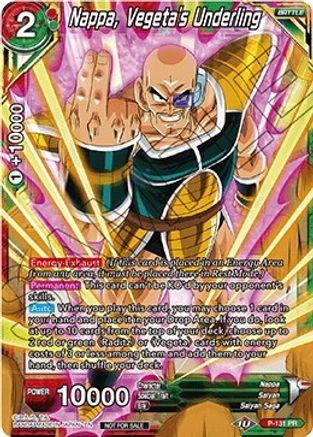 Image of Nappa, Vegeta's Underling (Shop Tournament: Assault of Saiyans) (P-131) - Promotion Cards
