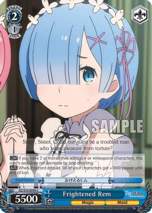 Image of Frightened Rem (RZ/S55-E090 C) - Re:ZERO Vol.2