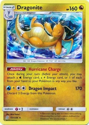 Image of Dragonite 151/236  - Holofoil Deck Exclusives - Holo Rare