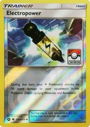 Image of Electropower 172a/214  - Reverse Holofoil League & Championship Cards - Promo