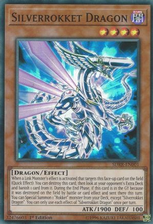 Image of Silverrokket Dragon (SDRR-EN001) - Structure Deck: Rokket Revolt 1st Edition