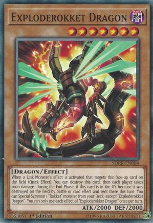 Image of Exploderokket Dragon (SDRR-EN004) - Structure Deck: Rokket Revolt 1st Edition
