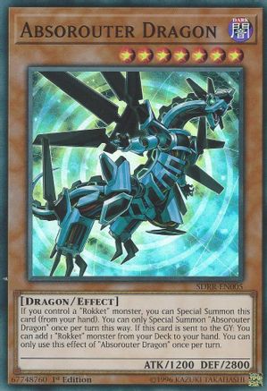 Image of Absorouter Dragon (SDRR-EN005) - Structure Deck: Rokket Revolt 1st Edition