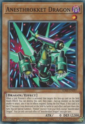 Image of Anesthrokket Dragon (SDRR-EN007) - Structure Deck: Rokket Revolt 1st Edition