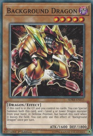 Image of Background Dragon (SDRR-EN015) - Structure Deck: Rokket Revolt 1st Edition