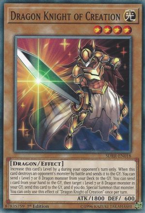 Image of Dragon Knight of Creation (SDRR-EN018) - Structure Deck: Rokket Revolt 1st Edition