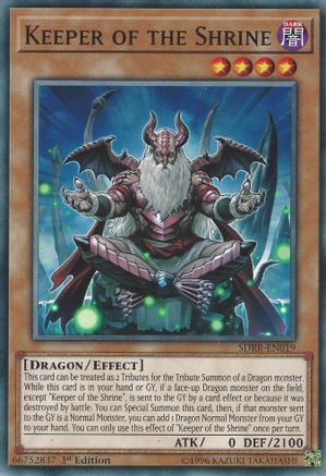 Image of Keeper of the Shrine (SDRR-EN019) - Structure Deck: Rokket Revolt 1st Edition