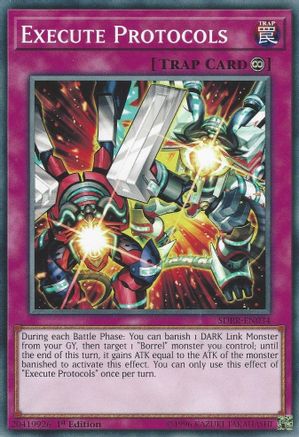 Image of Execute Protocols (SDRR-EN034) - Structure Deck: Rokket Revolt 1st Edition