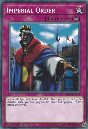 Image of Imperial Order (SDRR-EN040) - Structure Deck: Rokket Revolt 1st Edition