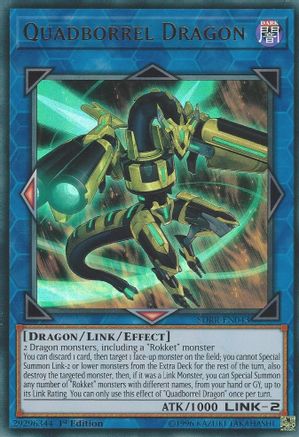 Image of Quadborrel Dragon (SDRR-EN043) - Structure Deck: Rokket Revolt 1st Edition