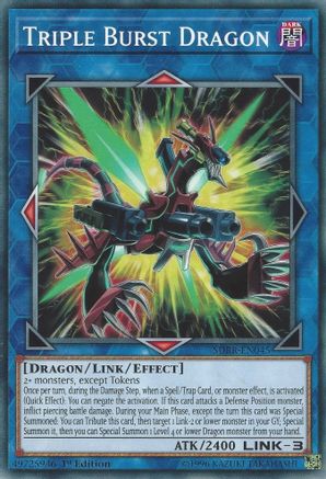 Image of Triple Burst Dragon (SDRR-EN045) - Structure Deck: Rokket Revolt 1st Edition