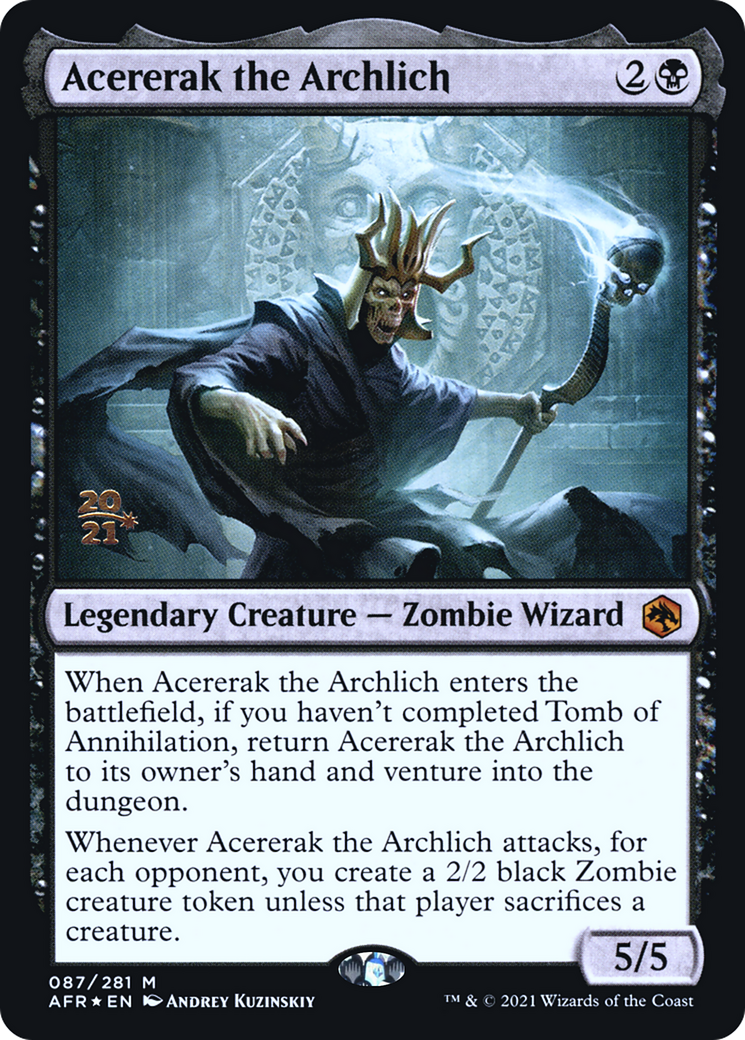 Image of Acererak the Archlich (PRE-087) - Adventures in the Forgotten Realms Promos Foil