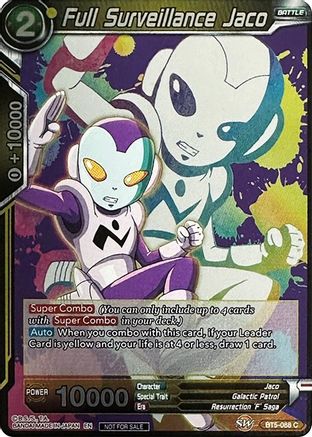 Image of Full Surveillance Jaco (Event Pack 4) (BT5-088) - Promotion Cards