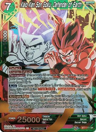 Image of Kaio-Ken Son Goku, Defender of Earth (Event Pack 4) (BT7-111) - Promotion Cards
