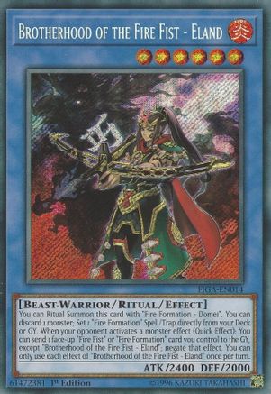 Image of Brotherhood of the Fire Fist - Eland (FIGA-EN014) - Fists of the Gadgets 1st Edition