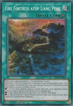 Image of Fire Fortress atop Liang Peak (FIGA-EN018) - Fists of the Gadgets 1st Edition