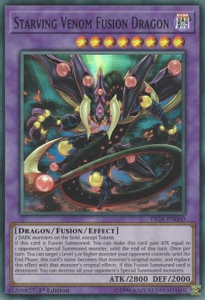 Image of Starving Venom Fusion Dragon (FIGA-EN060) - Fists of the Gadgets 1st Edition