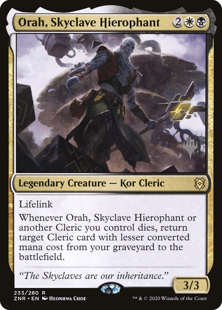 Image of Orah, Skyclave Hierophant (PPZNR-233P) - Zendikar Rising Promos