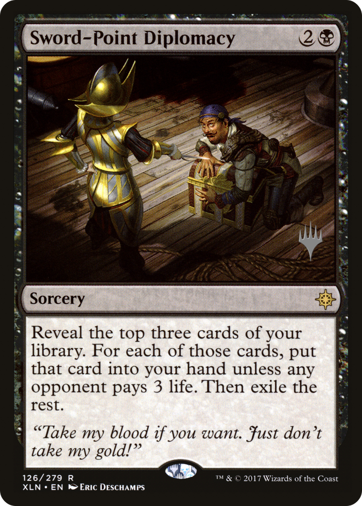 Image of Sword-Point Diplomacy (PPM20-126P) - Ixalan Promos