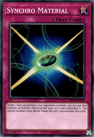 Image of Synchro Material (OP11-EN023) - OTS Tournament Pack 11 Unlimited