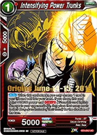 Image of Intensifying Power Trunks (Origins 2019) (BT4-012_PR) - Tournament Promotion Cards