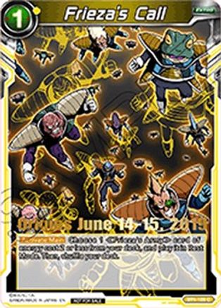 Image of Frieza's Call (Origins 2019) (BT1-109_PR) - Tournament Promotion Cards