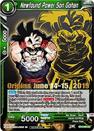 Image of Newfound Power Son Gohan (Origins 2019) (BT4-048_PR) - Tournament Promotion Cards