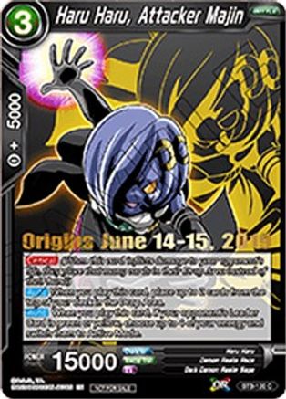 Image of Haru Haru, Attacker Majin (Origins 2019) (BT3-120_PR) - Tournament Promotion Cards