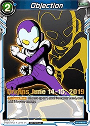 Image of Objection (Origins 2019) (BT1-052_PR) - Tournament Promotion Cards