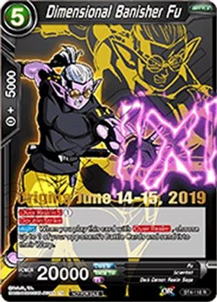 Image of Dimensional Banisher Fu (Origins 2019) (BT4-118_PR) - Tournament Promotion Cards