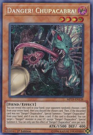 Image of Danger! Chupacabra! (MP19-EN138) - 2019 Gold Sarcophagus Tin Mega Pack Unlimited