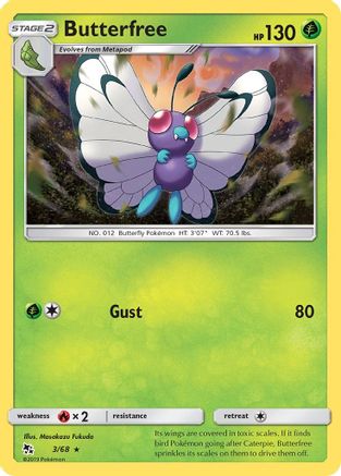 Image of Butterfree 003/68  Hidden Fates - Rare