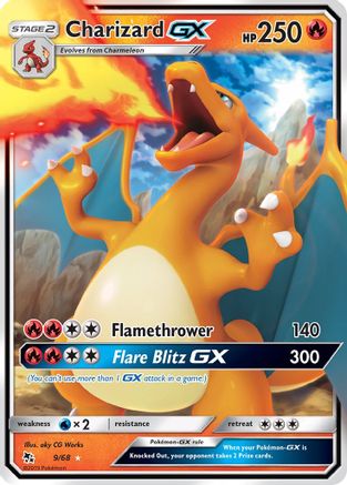 Image of Charizard GX 009/68  - Holofoil Hidden Fates - Ultra Rare