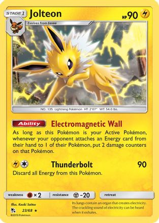 Image of Jolteon 023/68  Hidden Fates - Rare