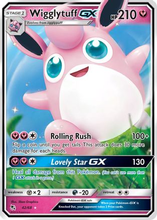 Image of Wigglytuff GX 042/68  - Holofoil Hidden Fates - Ultra Rare