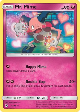 Image of Mr. Mime 043/68  Hidden Fates - Rare