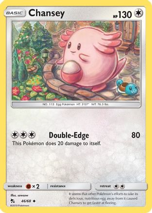 Image of Chansey 046/68  Hidden Fates - Uncommon