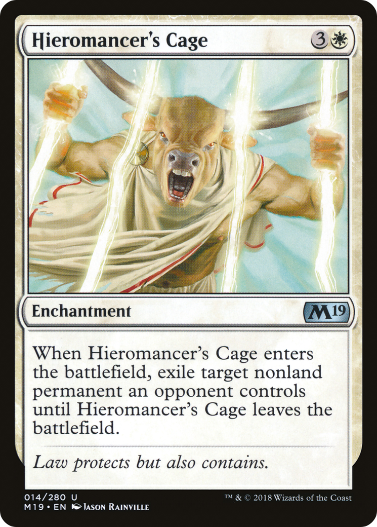 Image of Hieromancer's Cage (M19-014) - Core Set 2019