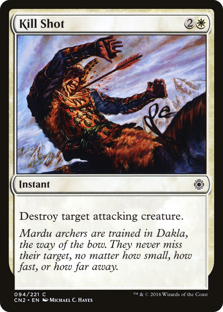 Image of Kill Shot (CN2-094) - Conspiracy: Take the Crown Foil