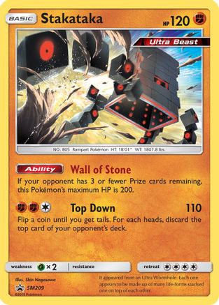 Image of Stakataka SM209  - Holofoil SM Promos - Promo